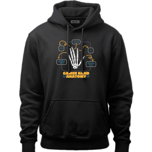 Hoodie Gamer Hand Anatomy