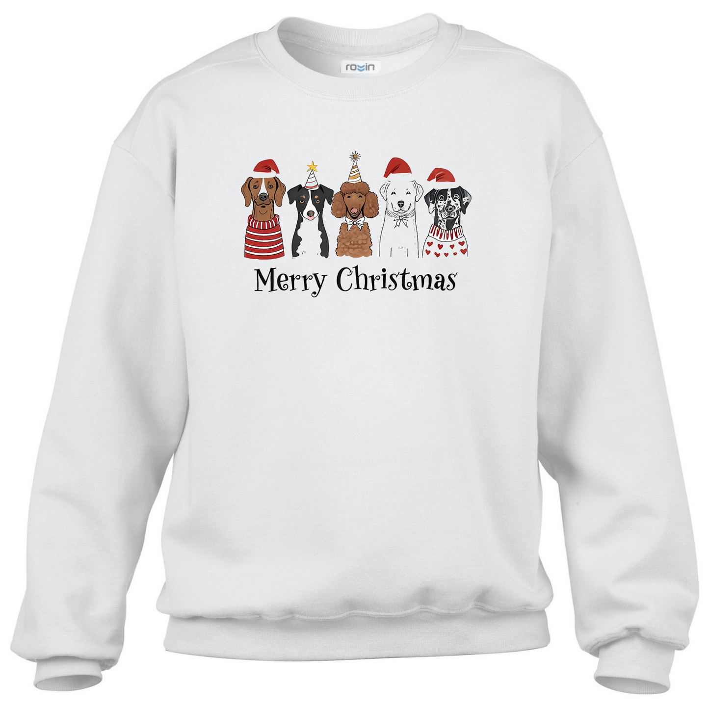 Sweatshirt Dogs Christmas