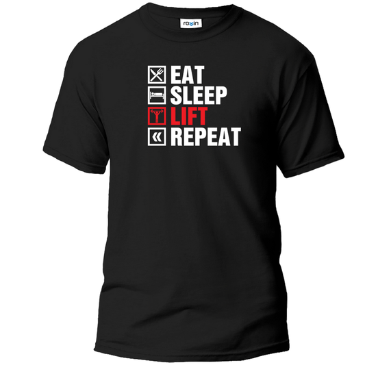 Eat Sleep Lift Repeat T-Shirt