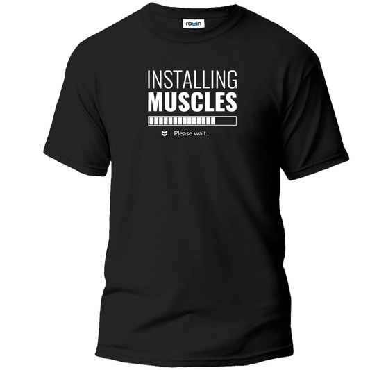 Installing Muscles T-shirt